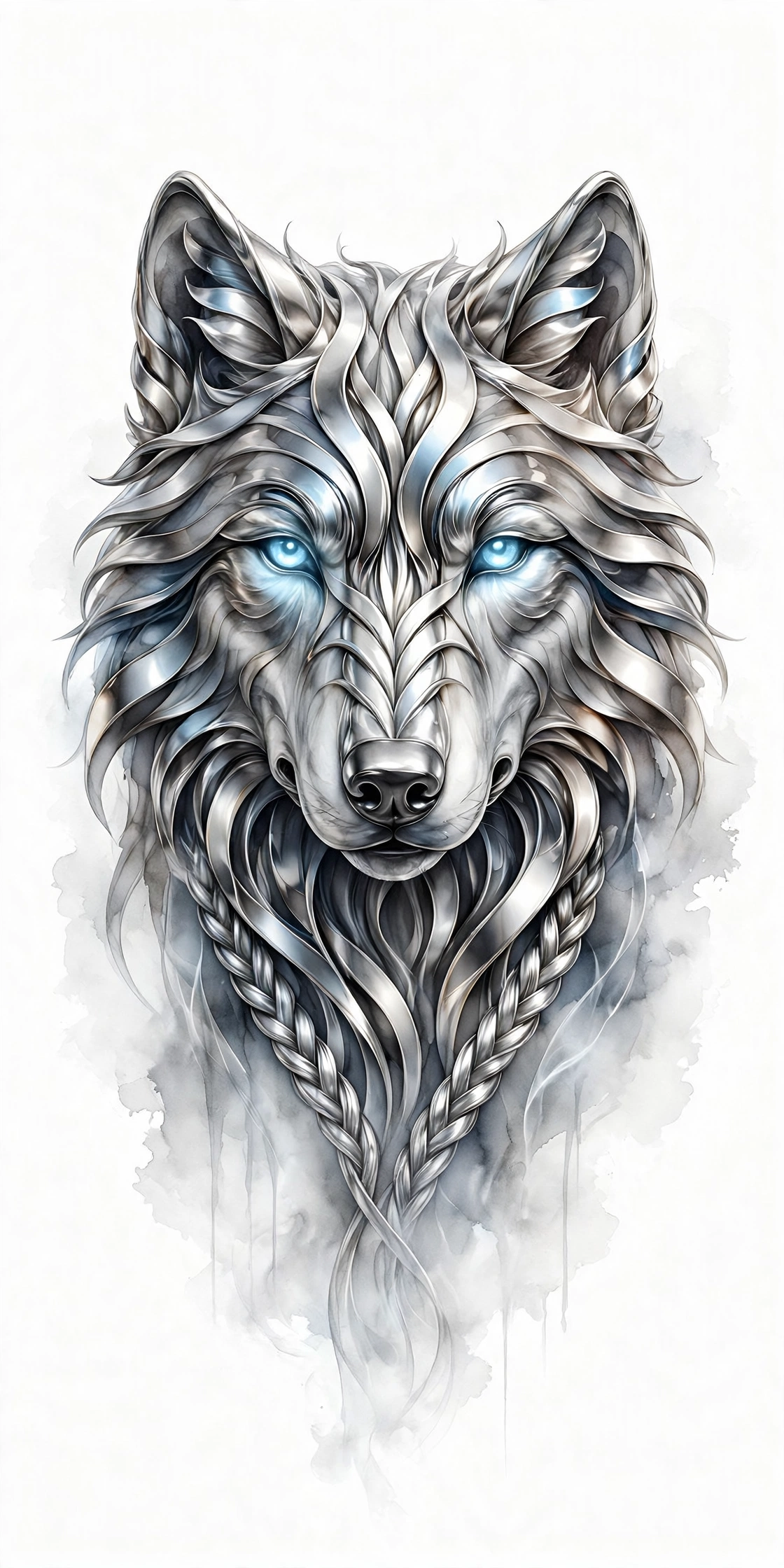 Blade — Wolf totem painting
